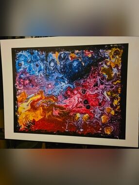 "The Four Elements" 11x14 Art Print - Vibrant Abstract Decor - New